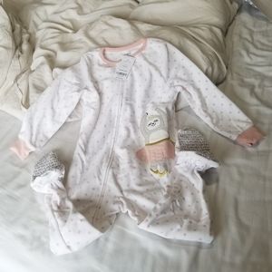 Carter's fleece footed sleeper